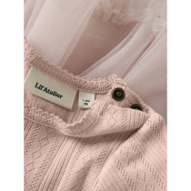 LIL ATELIER Kjole Body Fanella Peach Whip